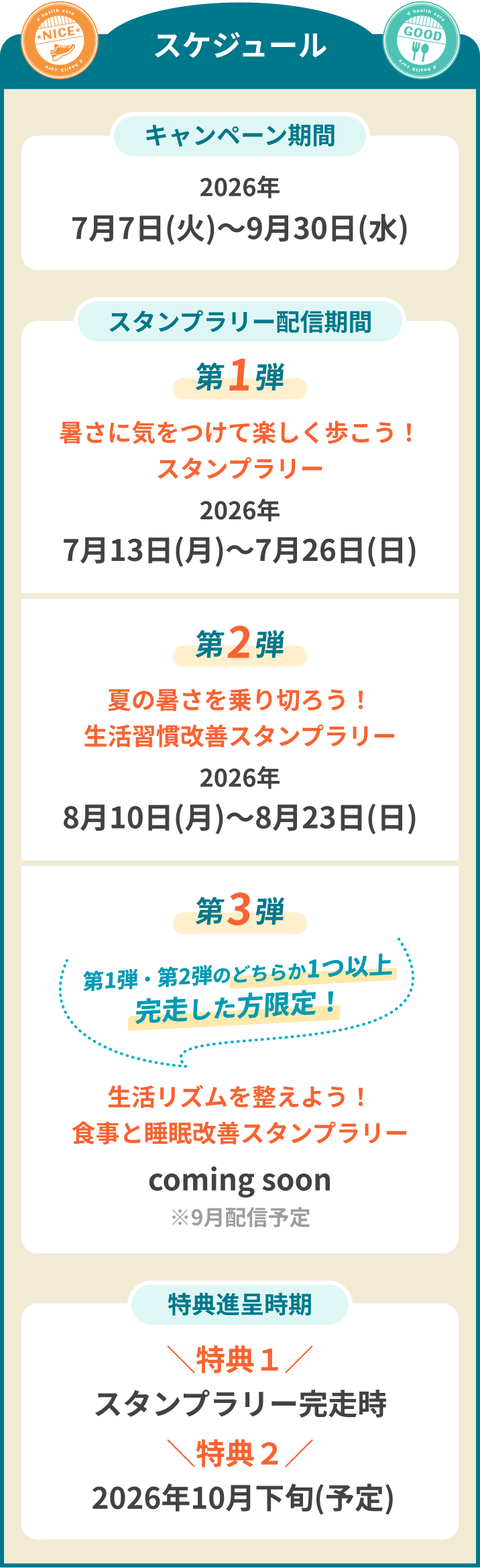 キャンペーン期間 2026年7月7日(火)～9月30日(水)