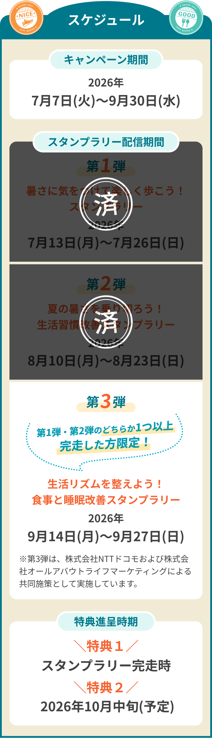 キャンペーン期間 2026年7月7日(火)～9月30日(水)